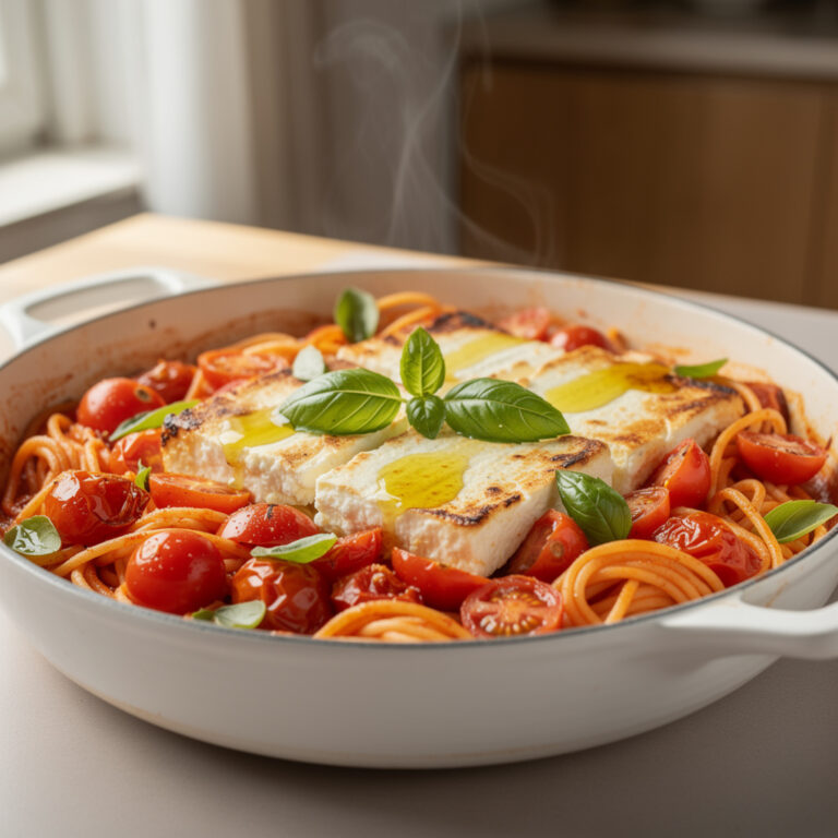 Viral Baked Feta Pasta (Easy TikTok Pasta Recipe)